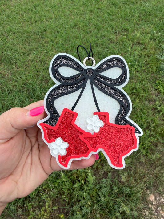 Texas Cherries with a Bow Car Freshie- Custom