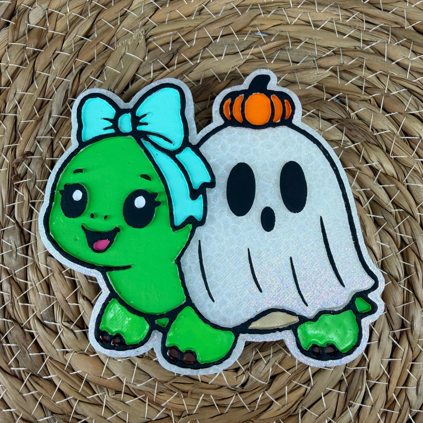 Turtle with Ghost Shell Car Freshie- Custom *Seasonal*