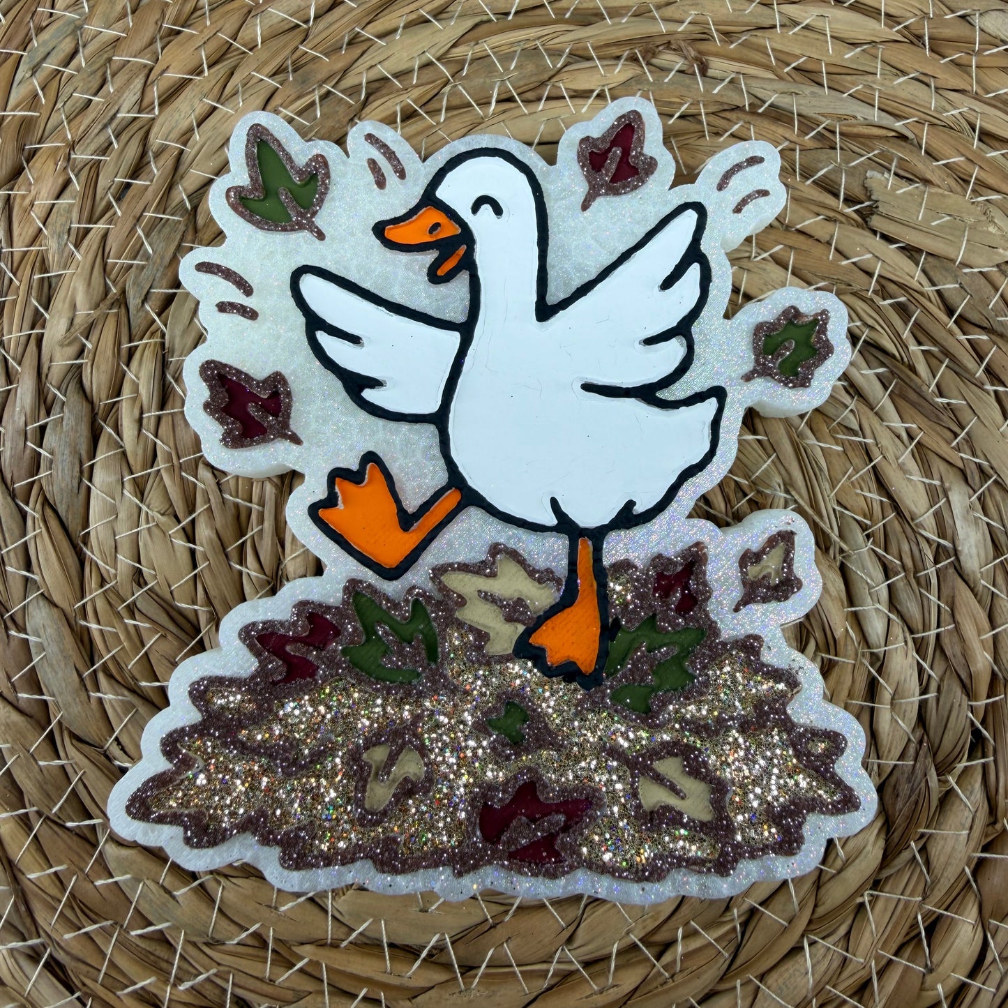 Goose In Leaves Car Freshie- Custom *Seasonal*