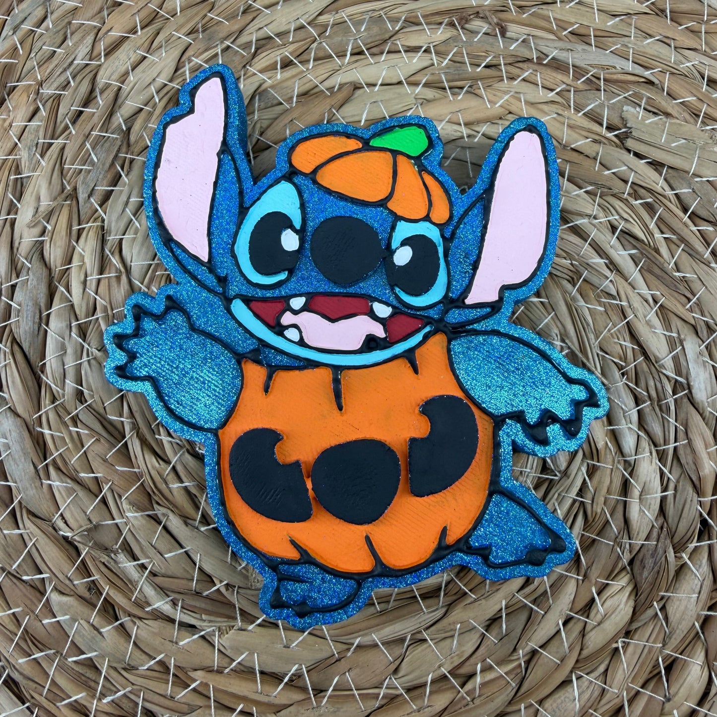 Blue Alien in Pumpkin Car Freshie- Custom *Seasonal*