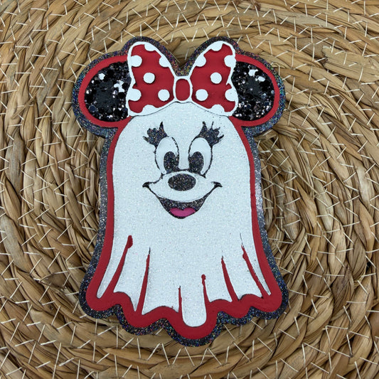 Minnie Mouse Ghost Car Freshie- Custom *Seasonal*