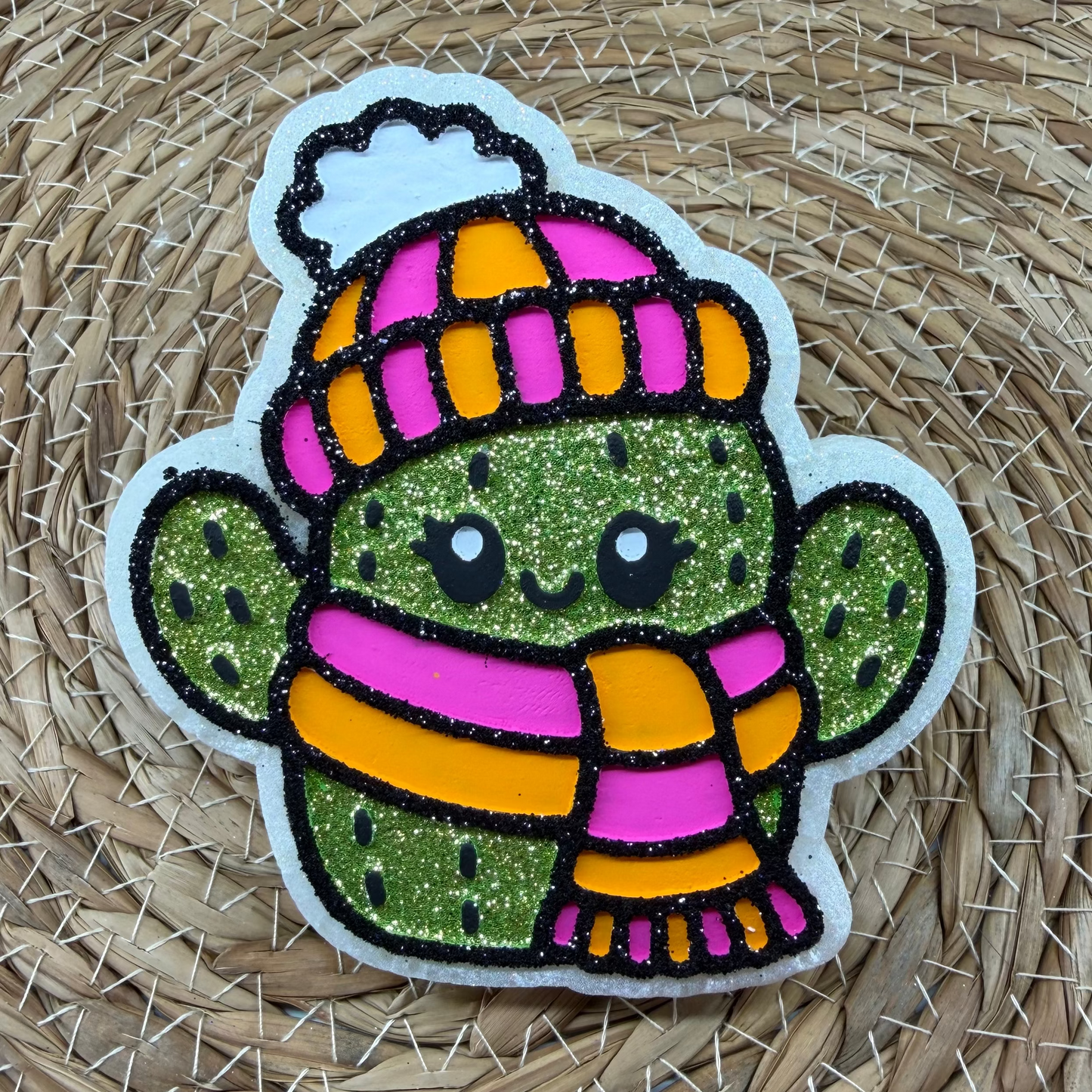 Snowman Cactus Car Freshie- Custom