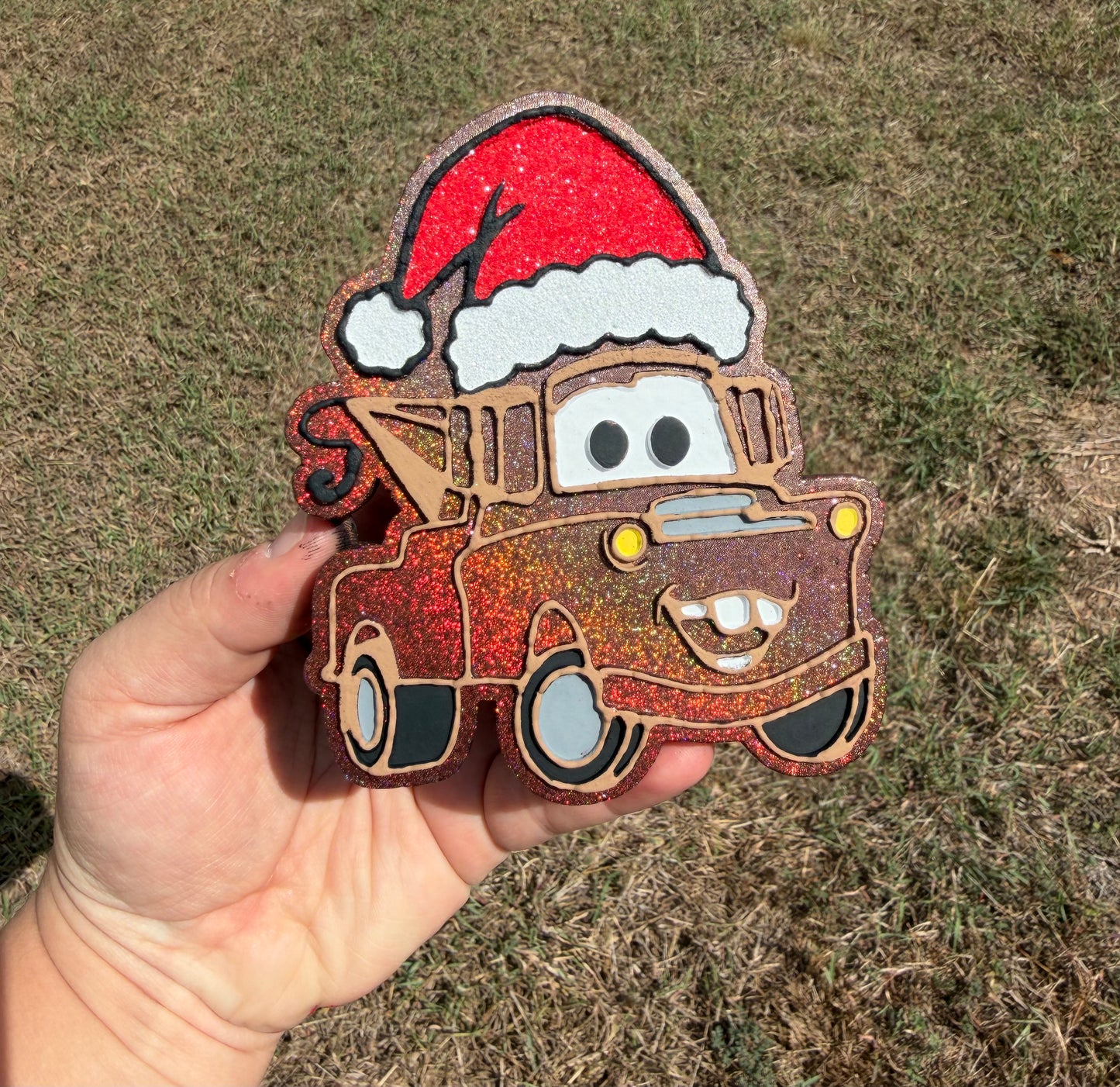 Mater Christmas Car Freshie- Custom
