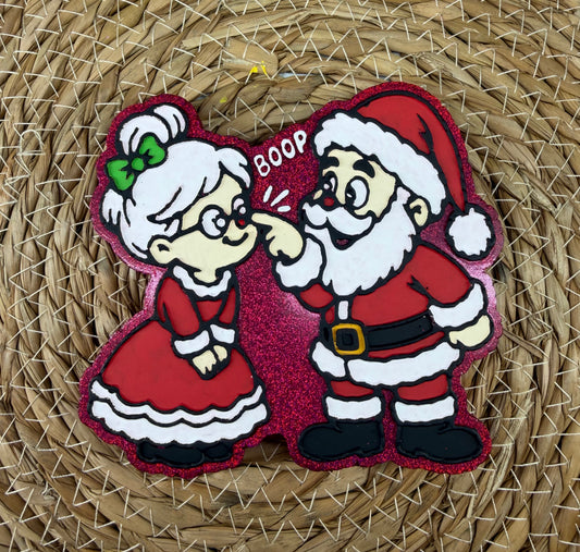 Santa and Mrs. Claus Boop Car Freshie- Custom