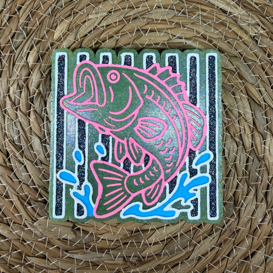 Trendy Bass Fish Car Freshie- Custom