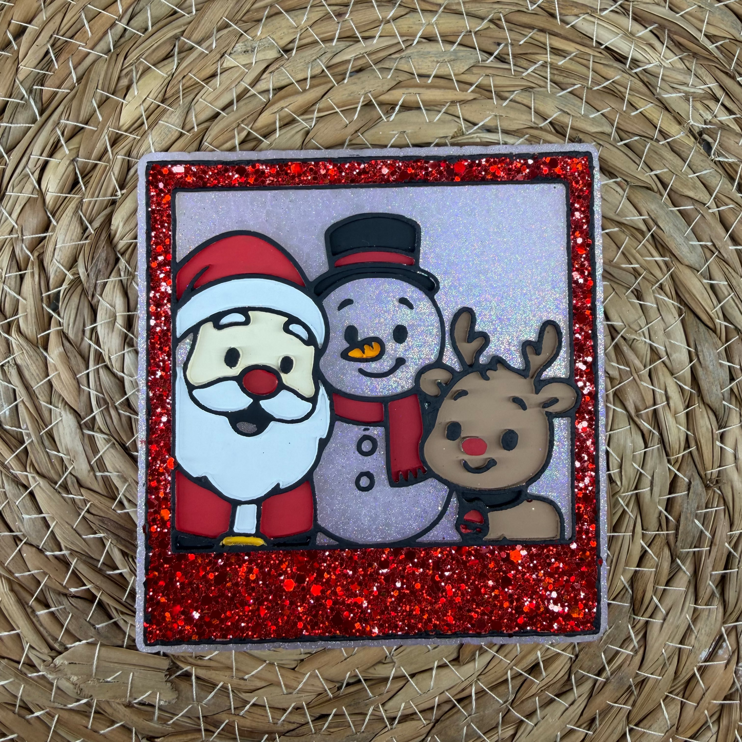 Christmas Friends Polaroid Car Freshie- Custom