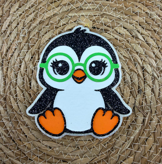 Penelope the Penguin Car Freshie- Custom