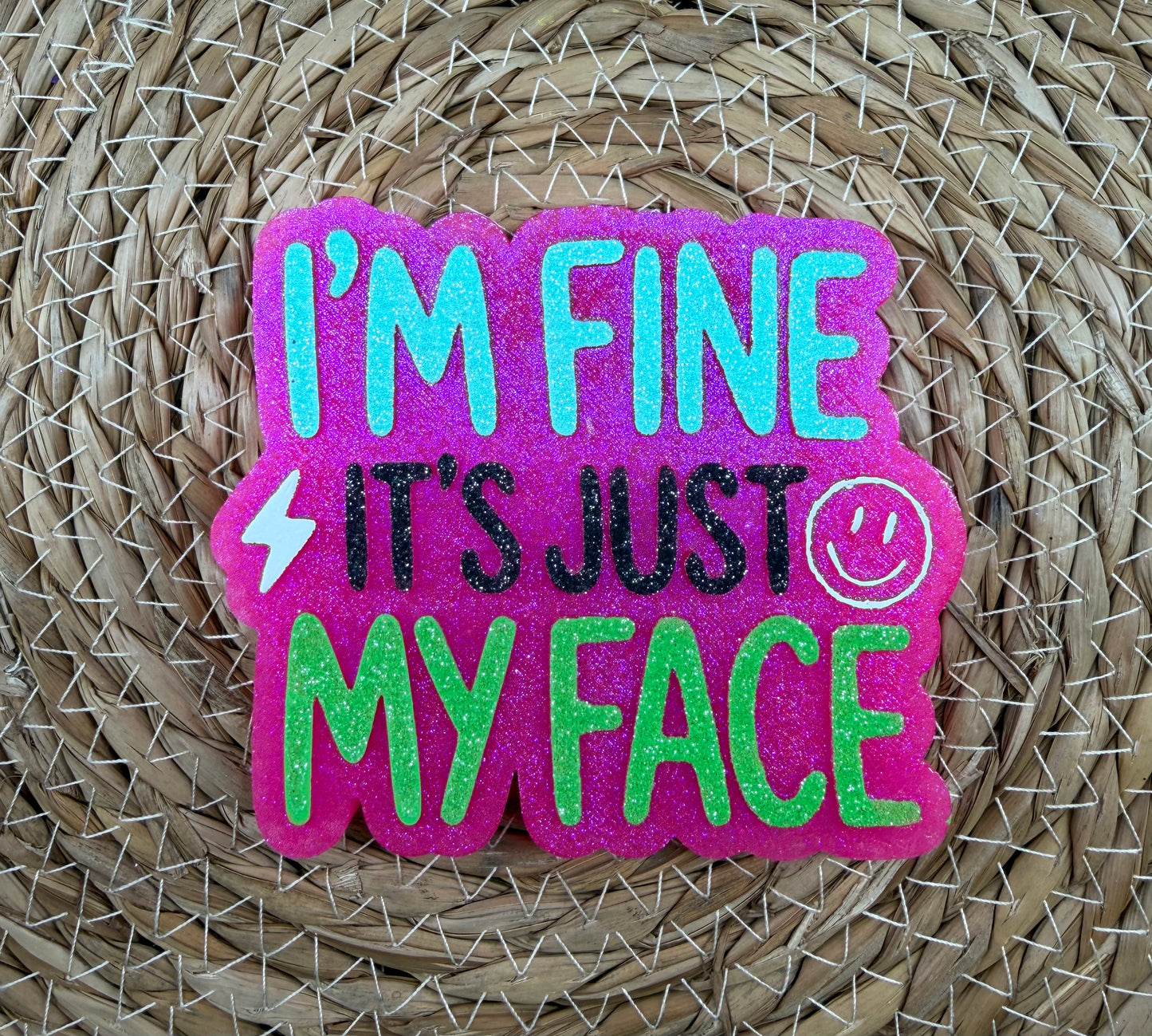 Just My Face Car Freshie- Custom