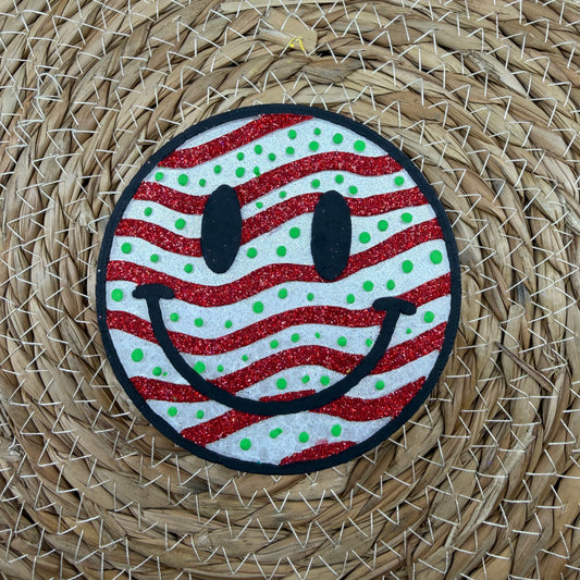 Christmas Cake Smiley Face Car Freshie- Custom