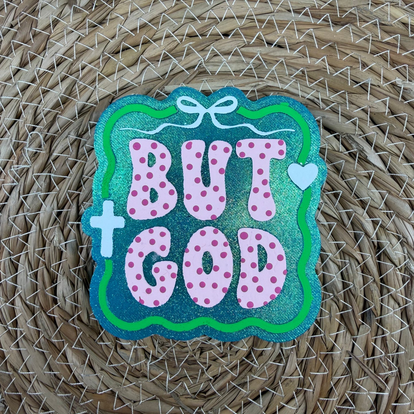 But God Car Freshie- Custom
