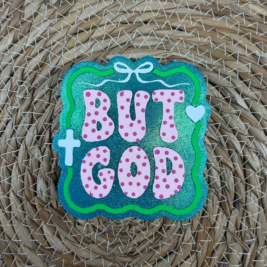 But God Car Freshie- Custom