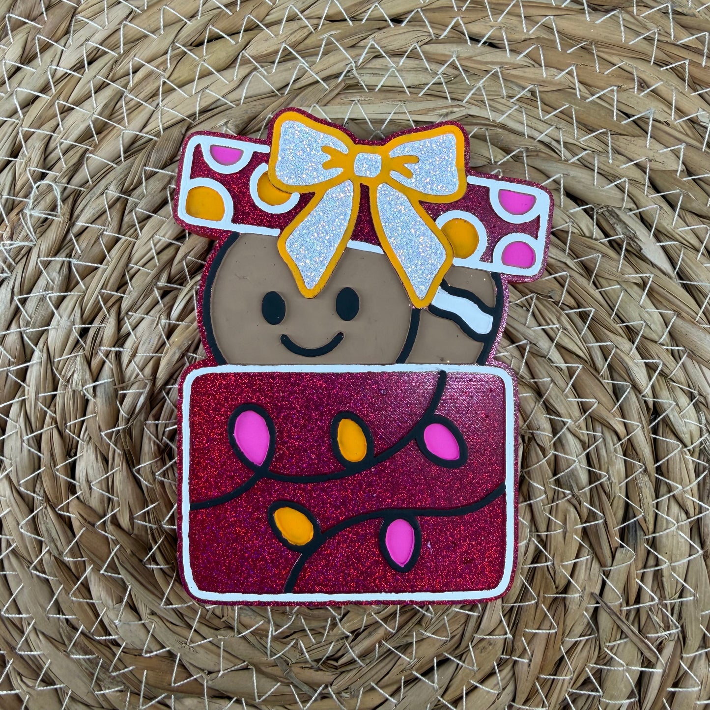 Gingerbread Gift Car Freshie- Custom