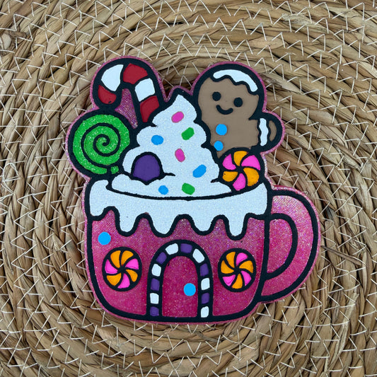 Christmas Cheer Mug Car Freshie- Custom