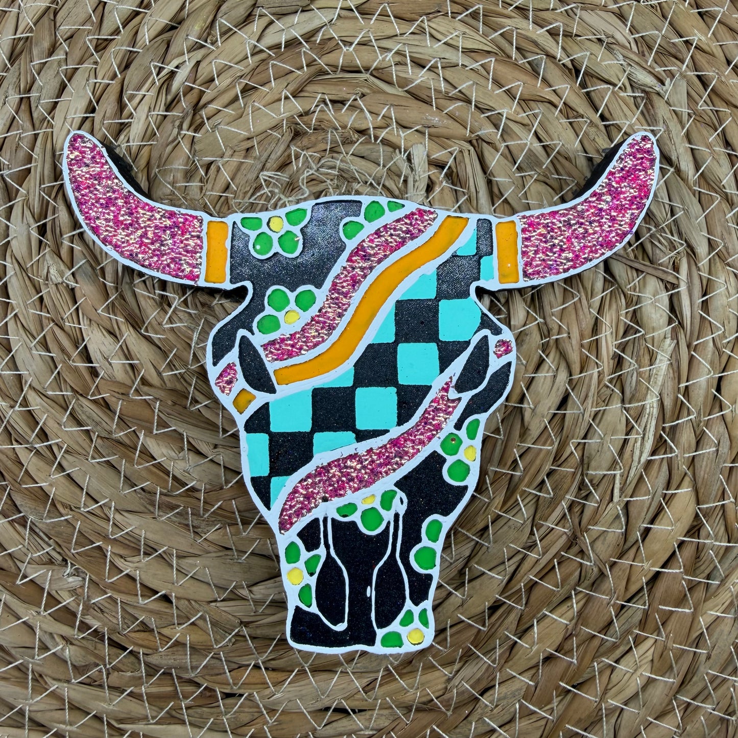 Retro Bull Car Freshie- Custom