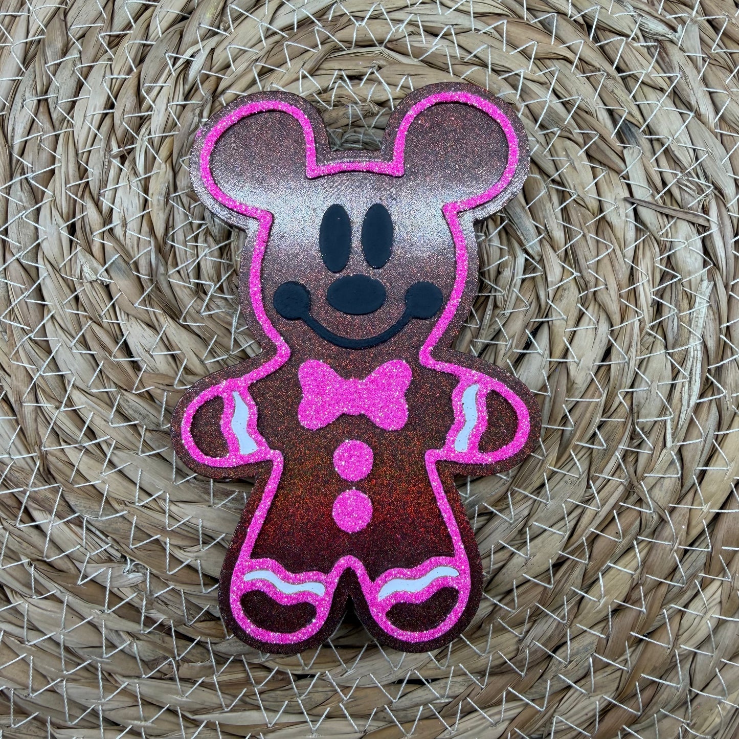 Mickey Gingerbread Man Car Freshie- Custom