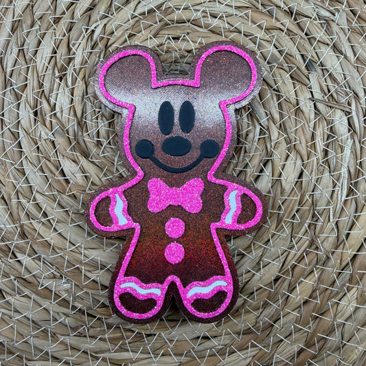Mickey Gingerbread Man Car Freshie- Custom