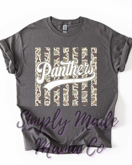 Panthers Camo Stripes (short sleeve, long sleeve, sweatshirt, hoodie)