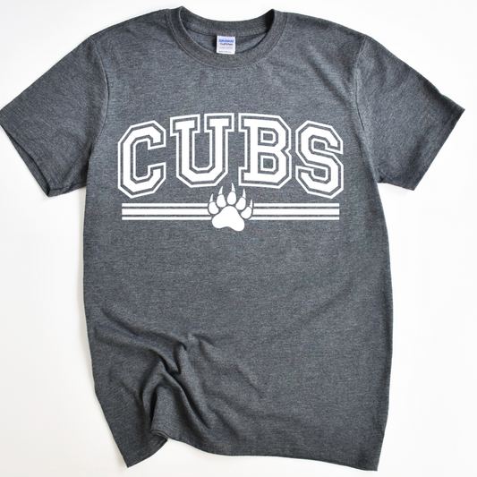 Cubs Block Letters (short sleeve, long sleeve, sweatshirt, hoodie)