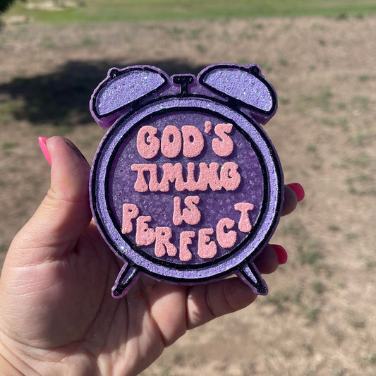 God's Timing is Perfect Car Freshie