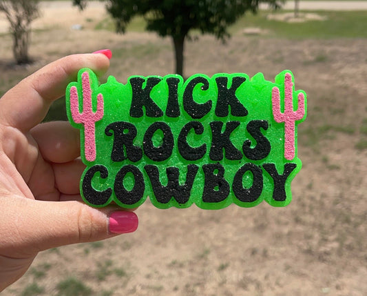 Kick Rocks Cowboy Car Freshie